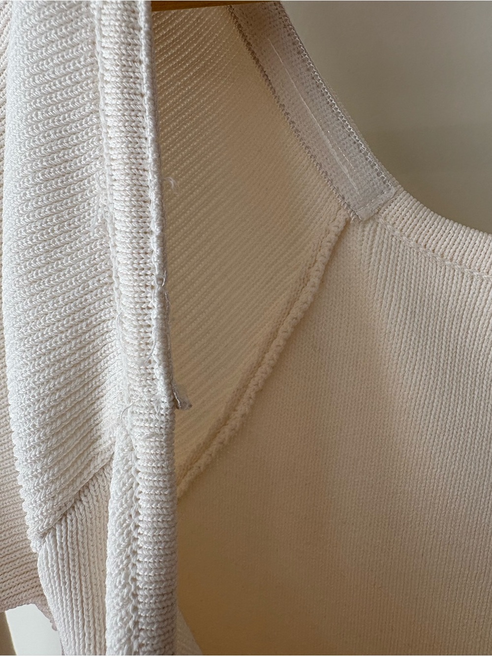 Pomander Place Ivory Knit & Satin Midi Dress Sample Size XS π€ - Picture 3 of 9